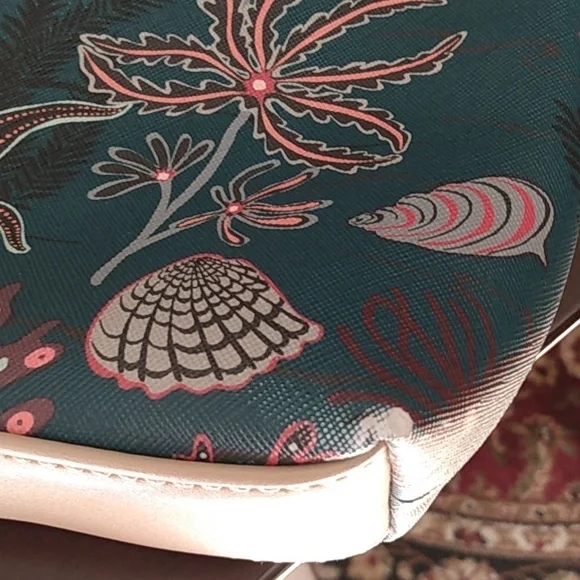 Spartina 449 Blue and Tan Crossbody Bag - Picture 5 of 16